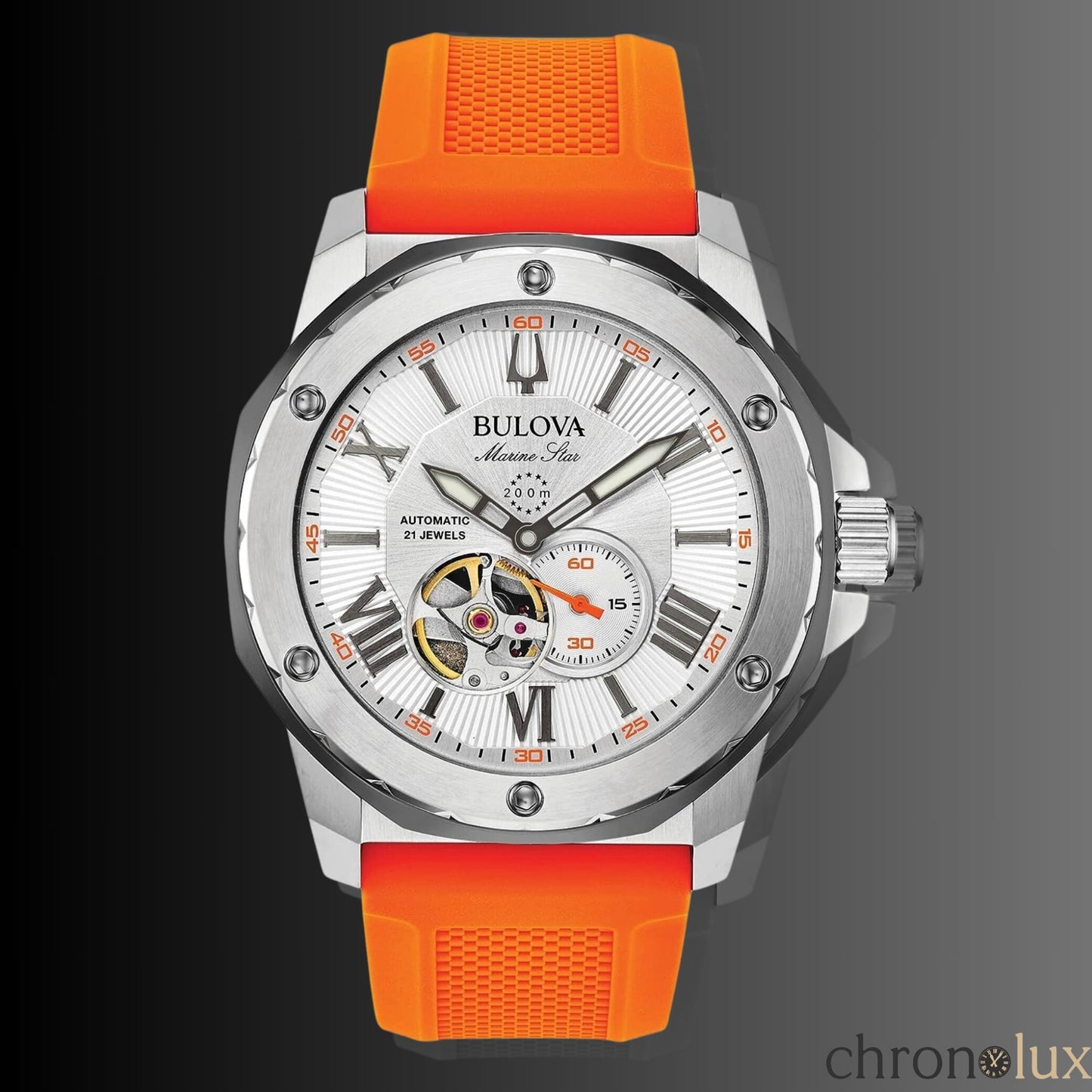 BULOVA MARINE STAR 'SERIES A' - ORANGE