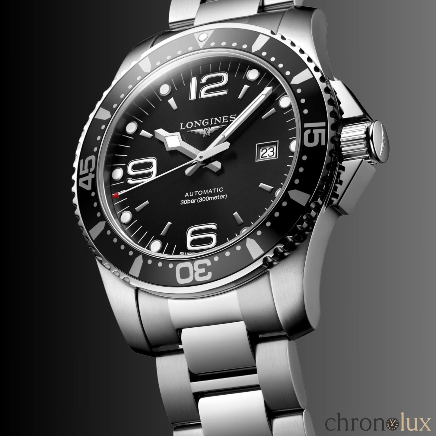 LONGINES HYDROCONQUEST BLACK - 44MM