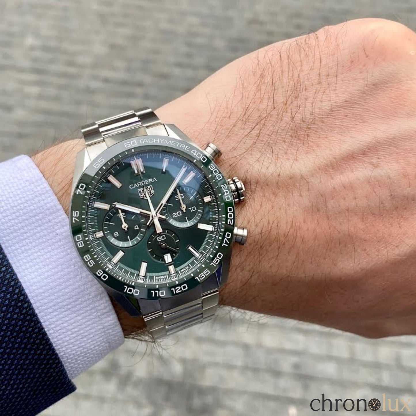 TAG HEUER CARRERA CHRONOGRAPH - GREEN