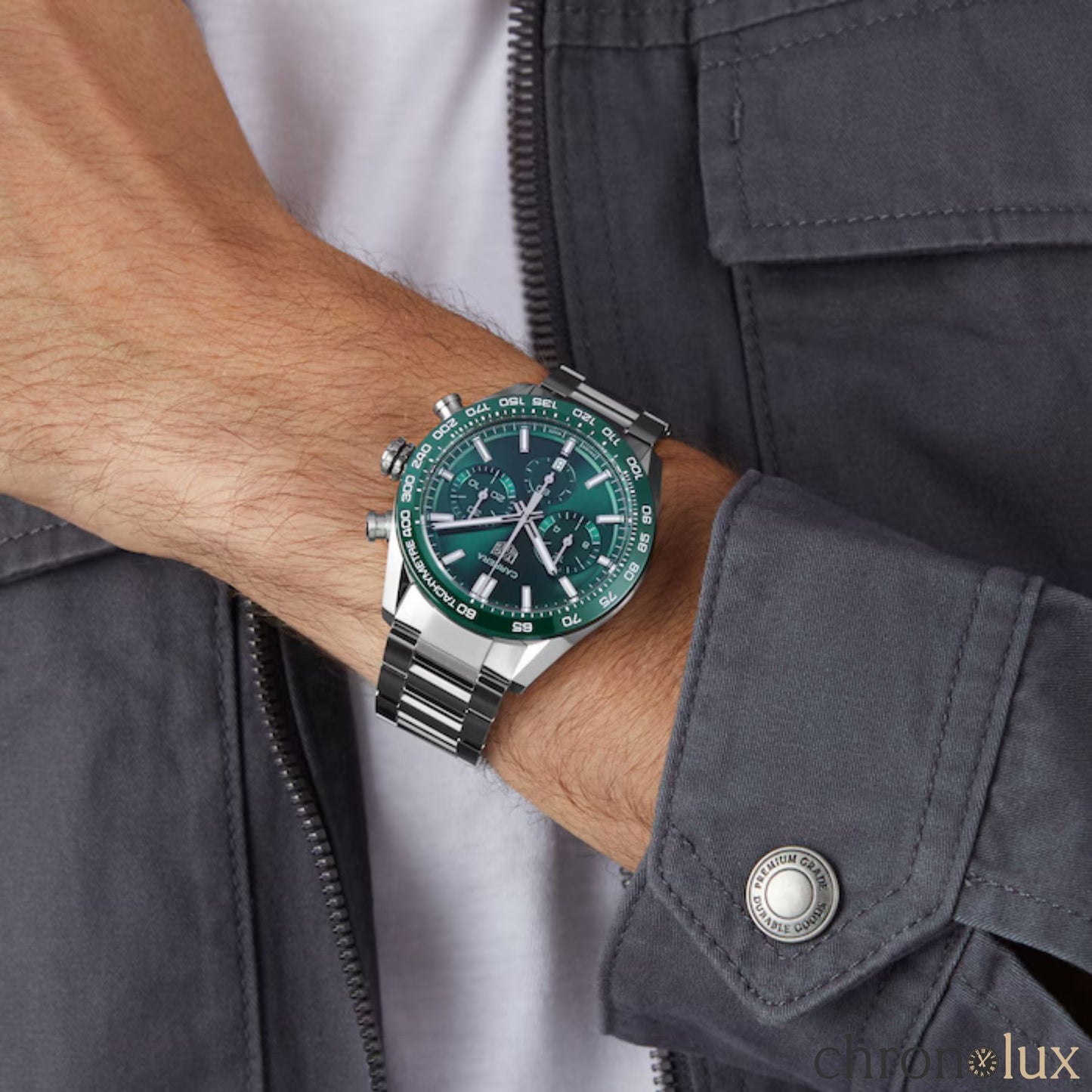 TAG HEUER CARRERA CHRONOGRAPH - GREEN