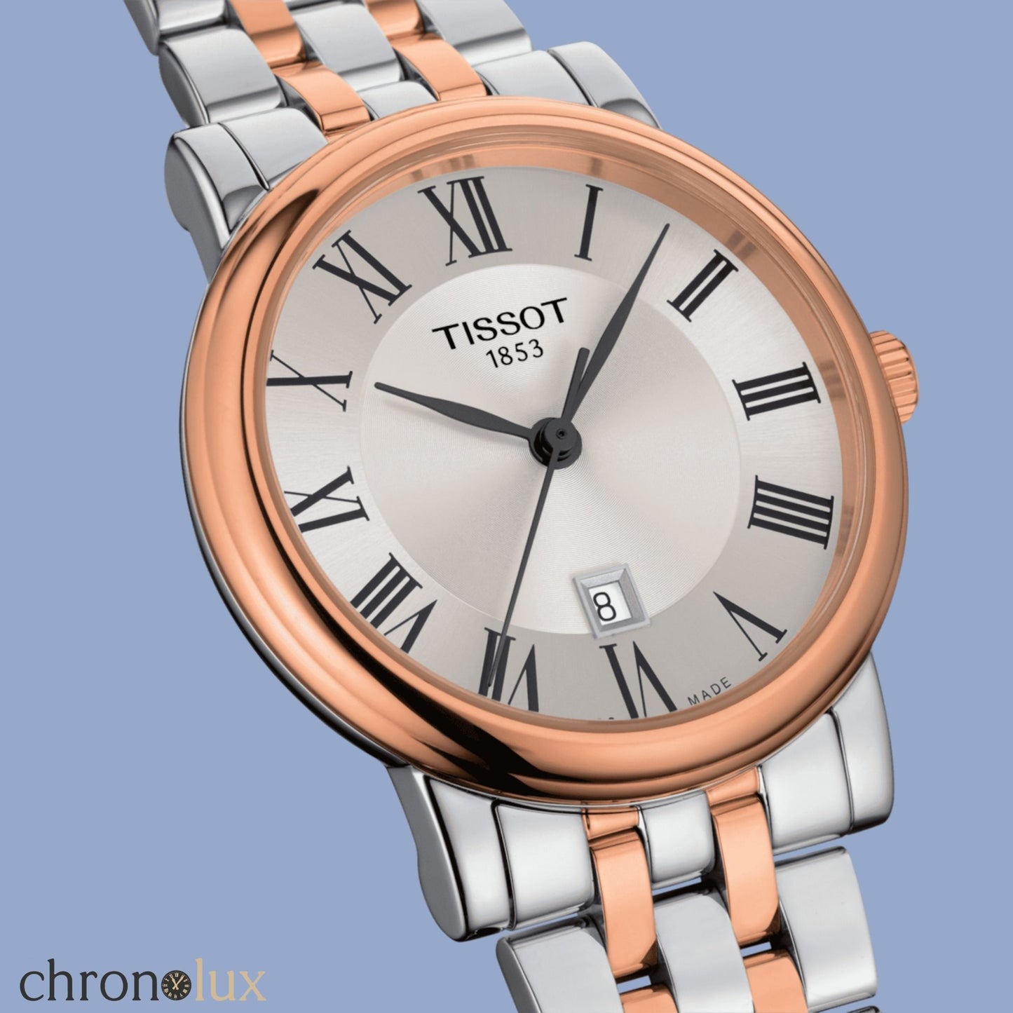 TISSOT CARSON PREMIUM - WHITE/GOLD