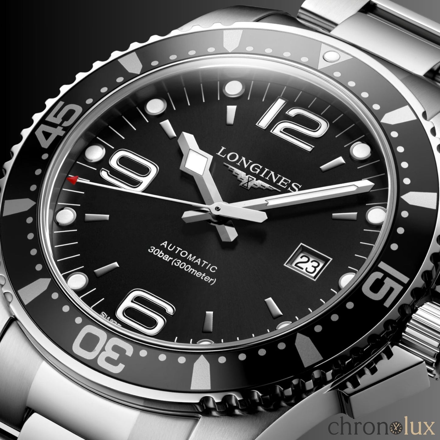 LONGINES HYDROCONQUEST BLACK - 44MM