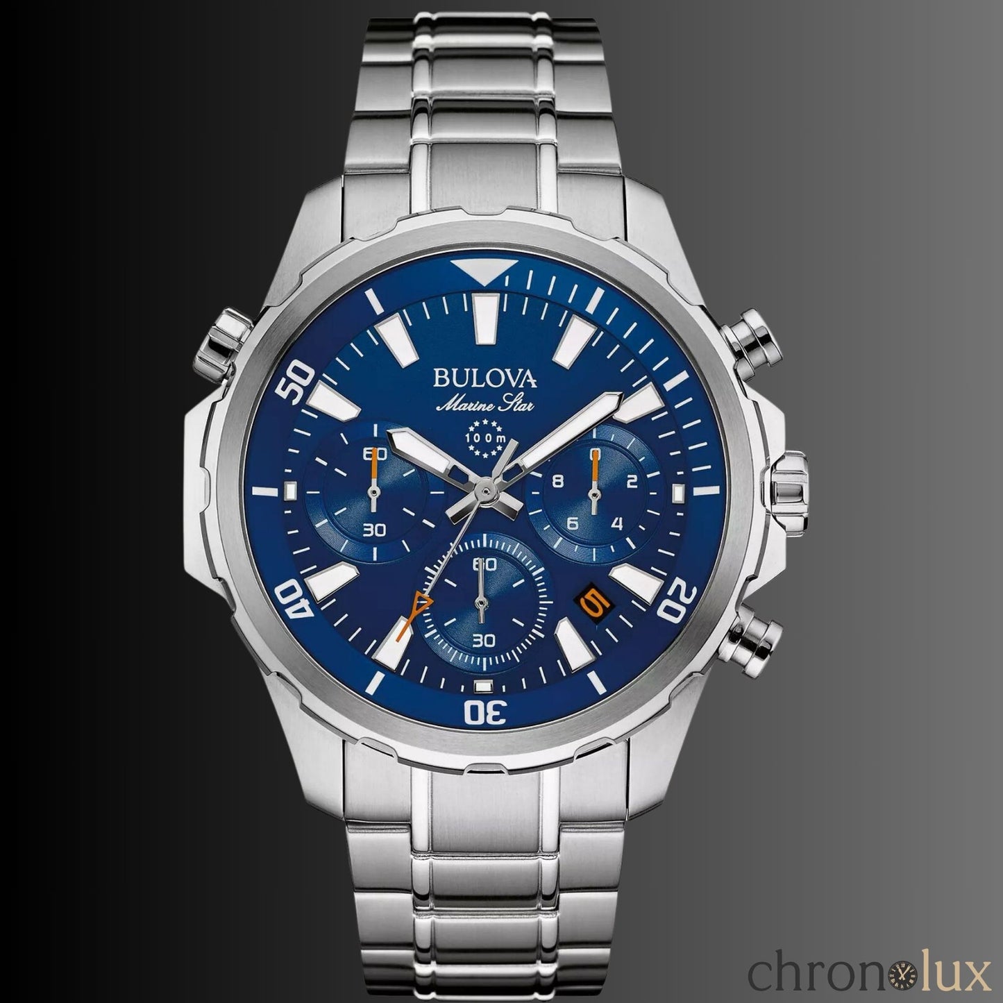 BULOVA MARINE STAR 'SERIES B' - BLUE