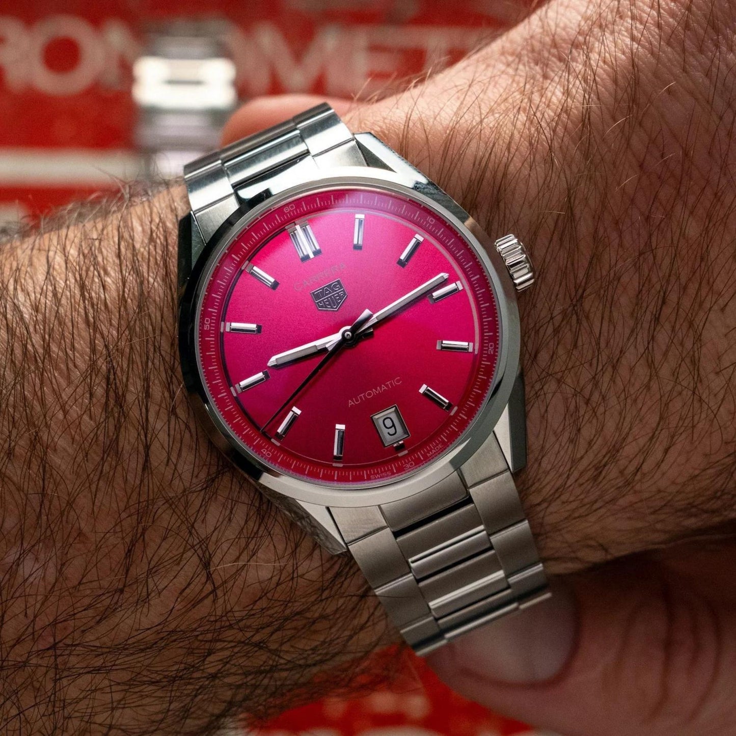 TAG HEUER CARRERA DATE - PINK