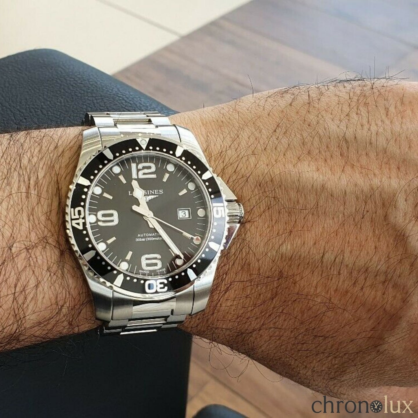 LONGINES HYDROCONQUEST BLACK - 44MM