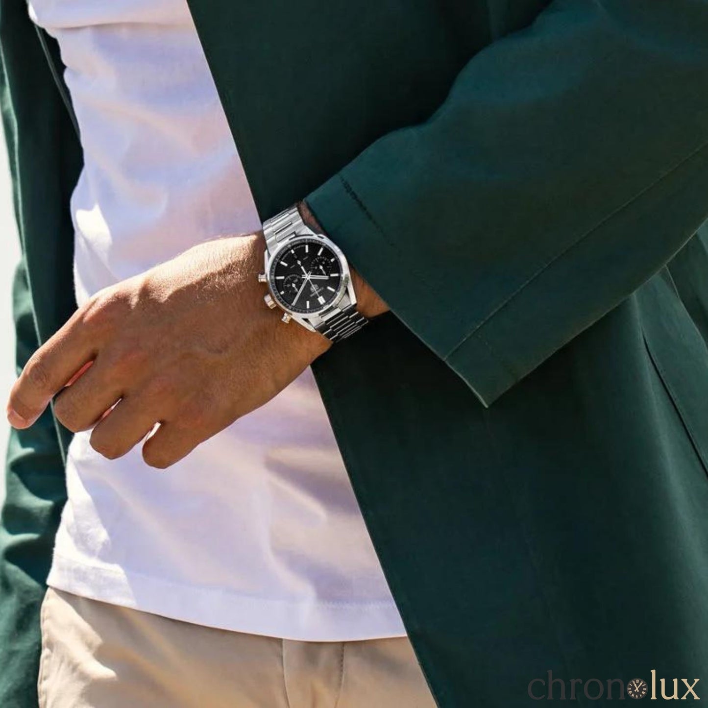 TAG HEUER CARRERA CHRONOGRAPH - BLACK DIAL