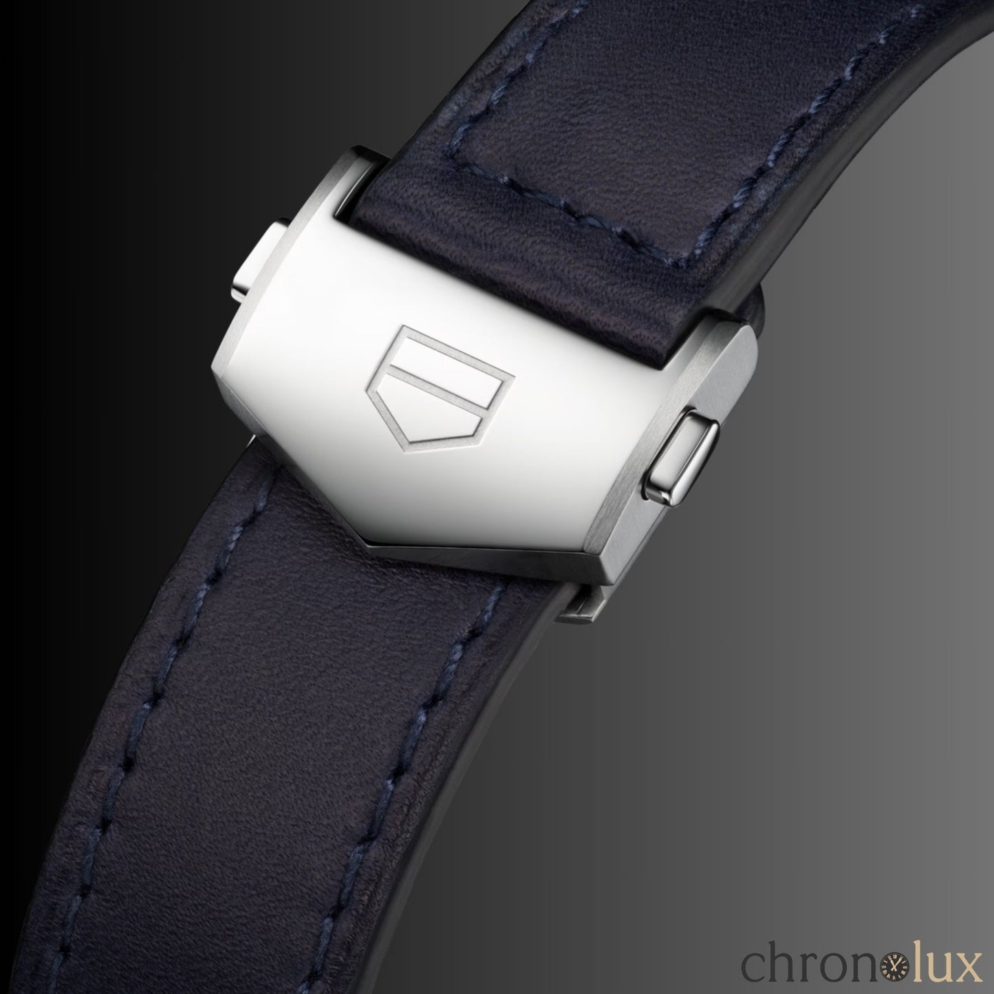 TAG HEUER CARRERA CHRONOGRAPH LEATHER - BLUE