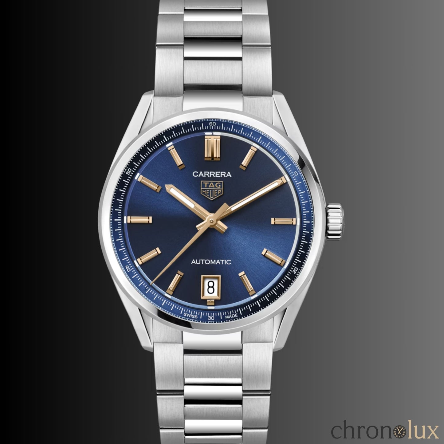 TAG HEUER CARRERA DATE - BLUE/GOLD