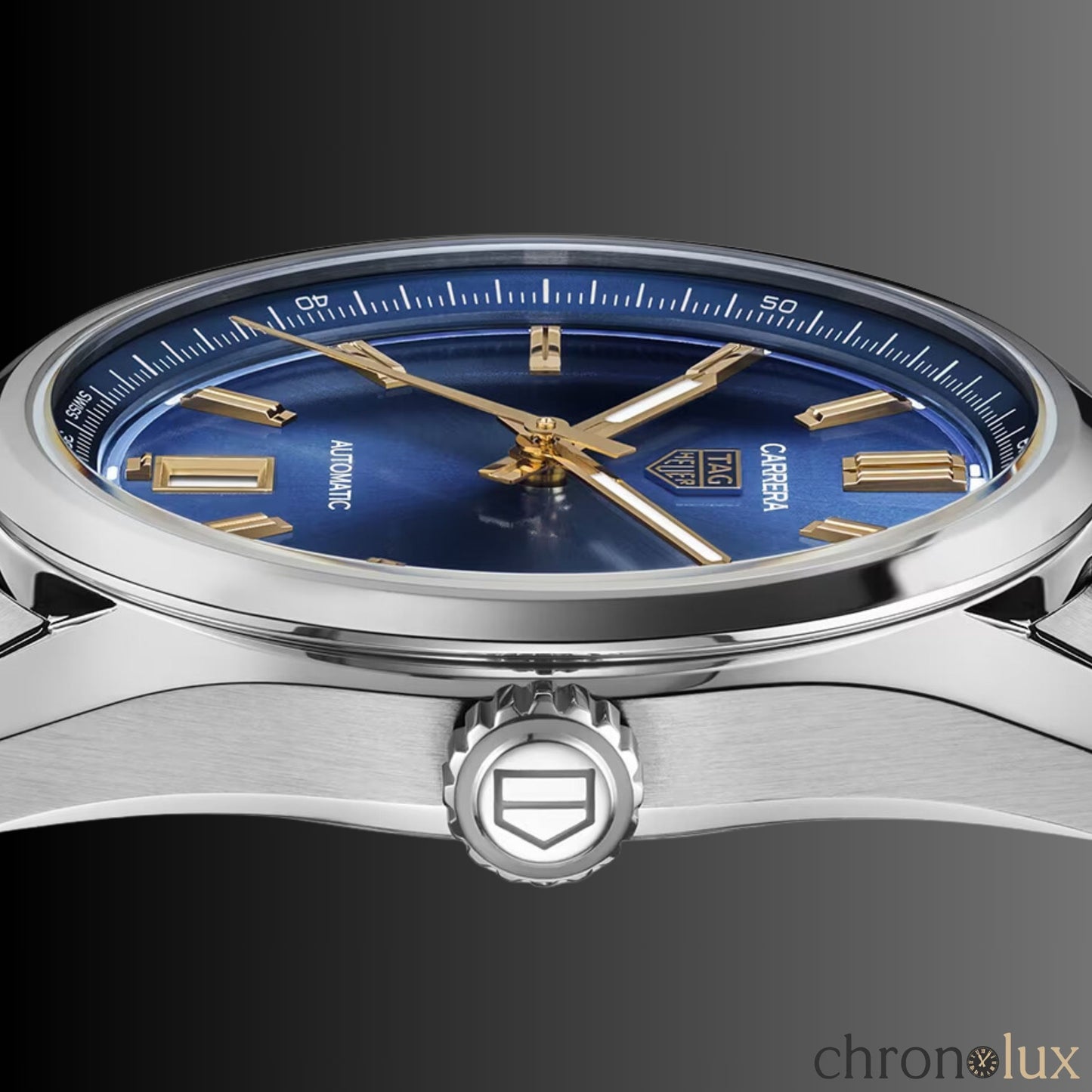 TAG HEUER CARRERA DATE - BLUE/GOLD