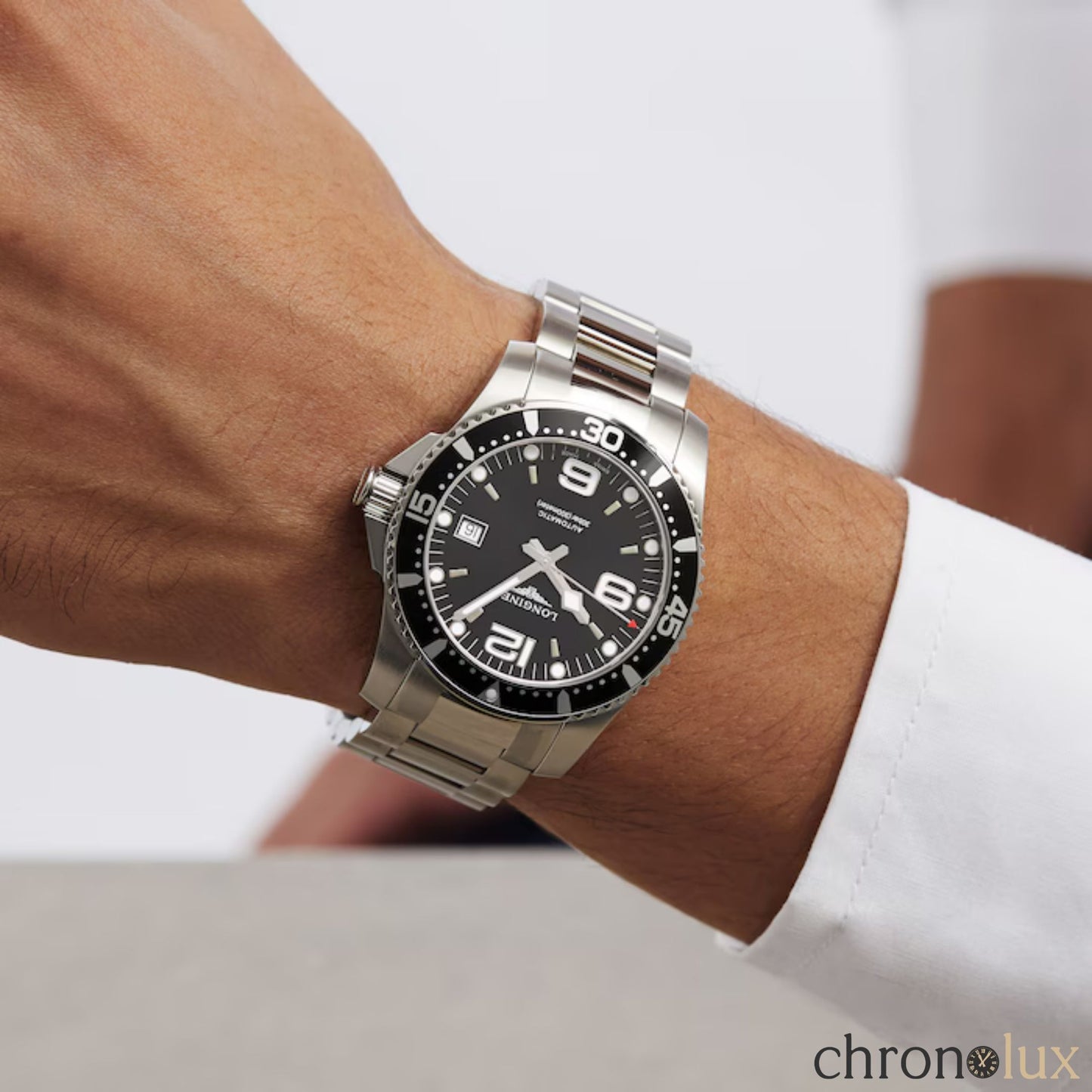LONGINES HYDROCONQUEST BLACK - 44MM