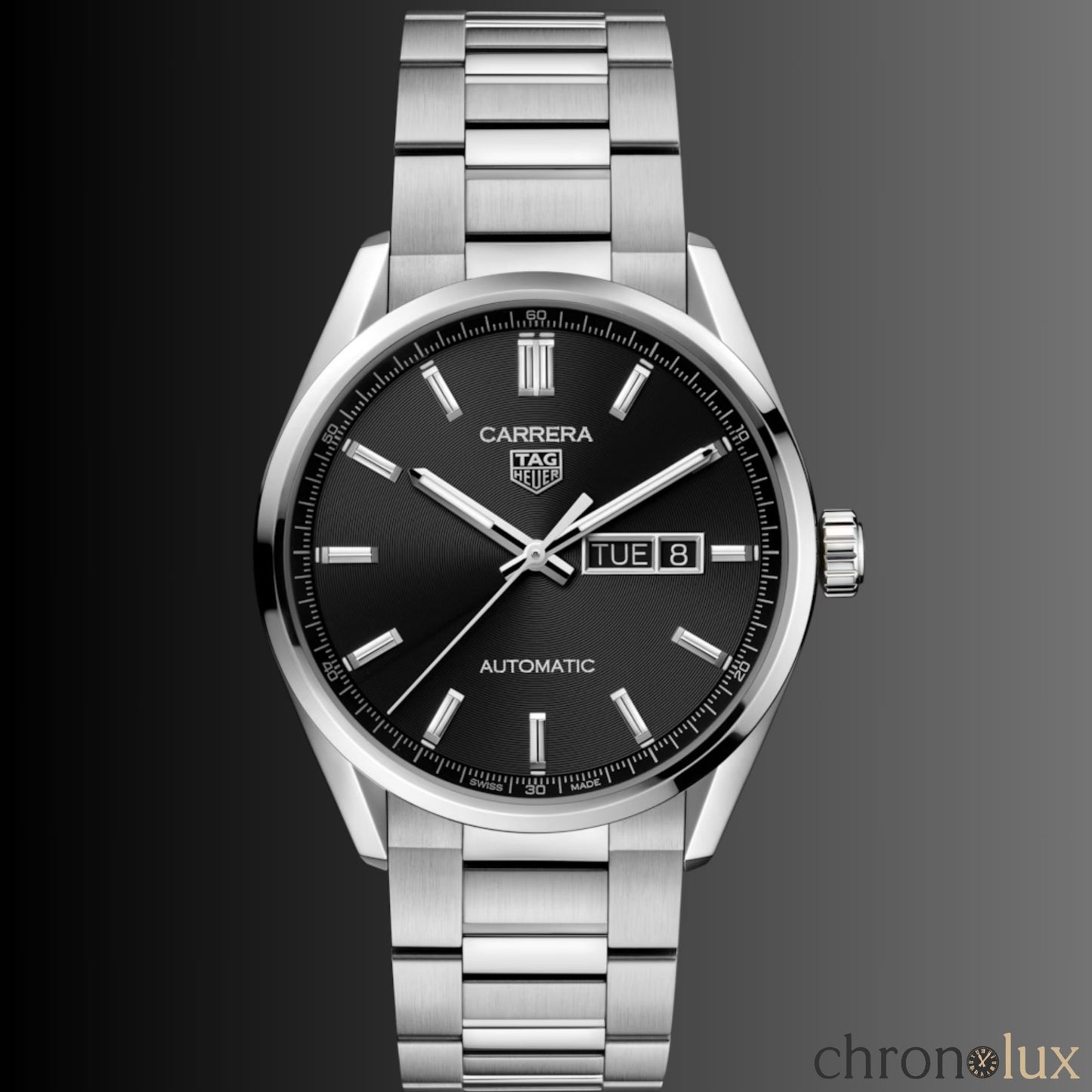 TAG HEUER CARRERA DAY DATE - BLACK