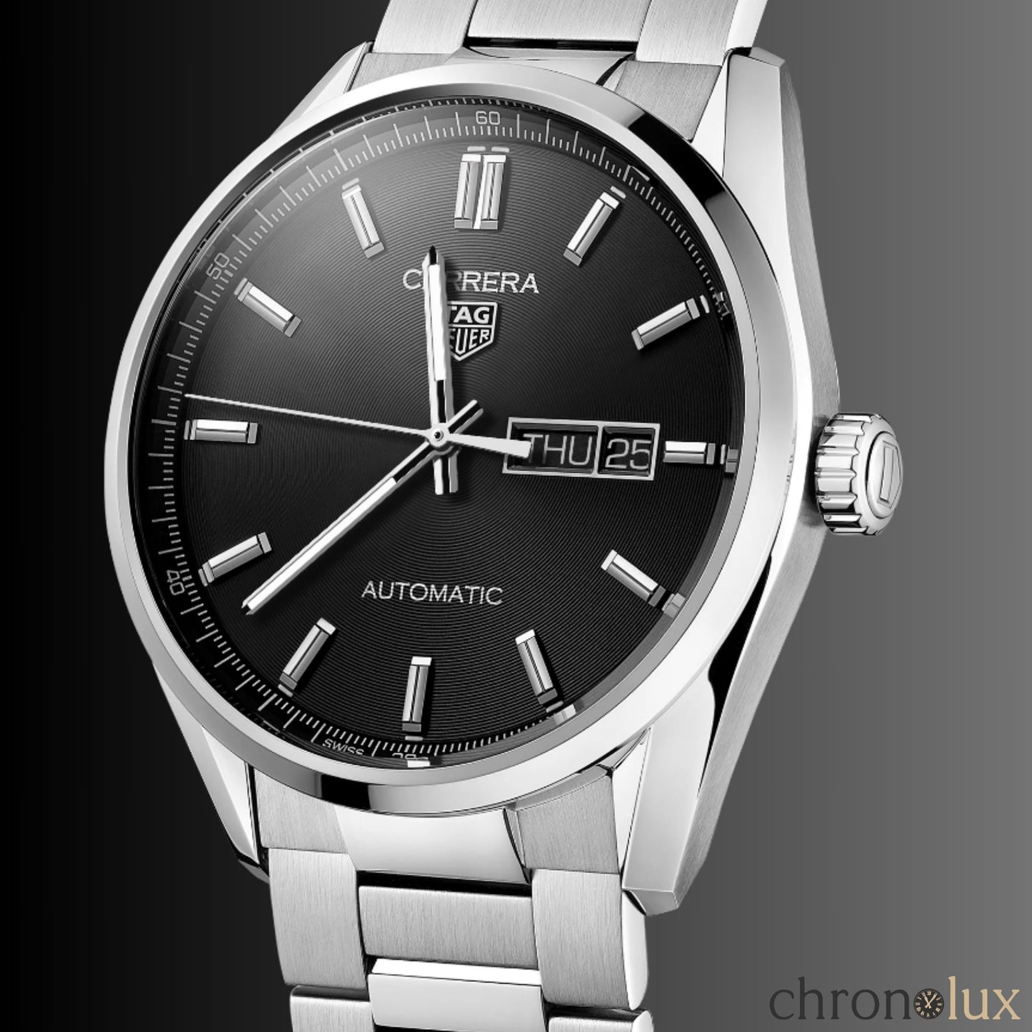 TAG HEUER CARRERA DAY DATE - BLACK