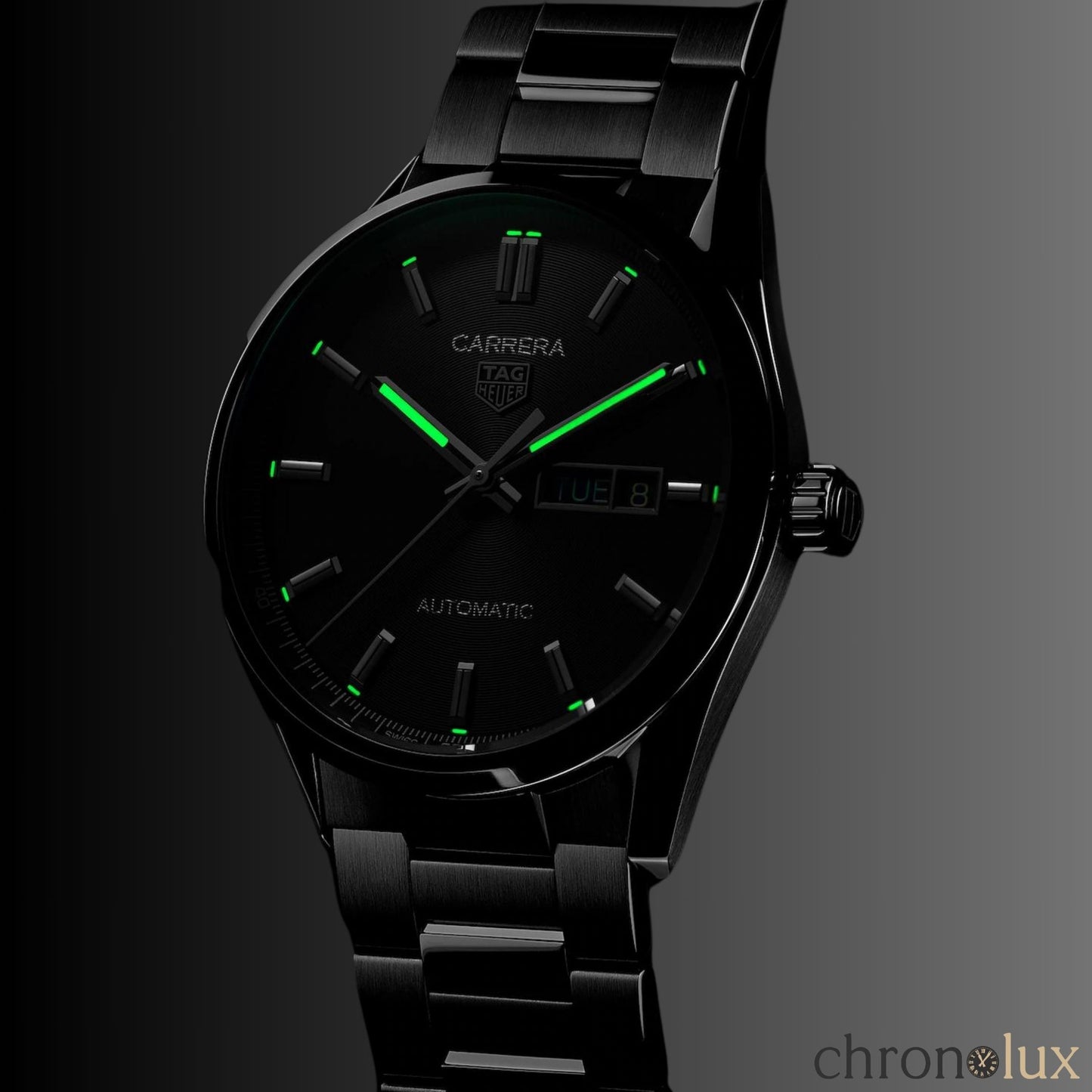 TAG HEUER CARRERA DAY DATE - BLACK