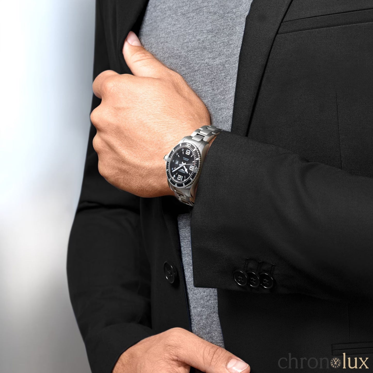 LONGINES HYDROCONQUEST BLACK - 44MM