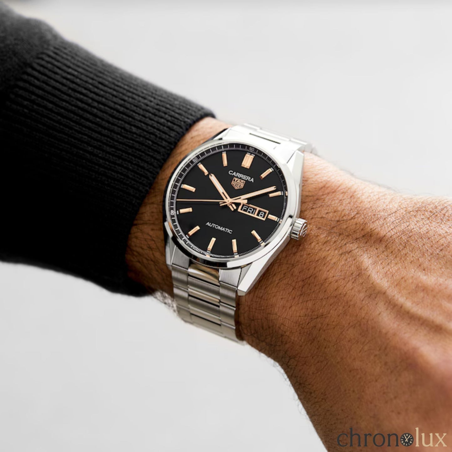 TAG HEUER CARRERA DAY DATE - BLACK/GOLD