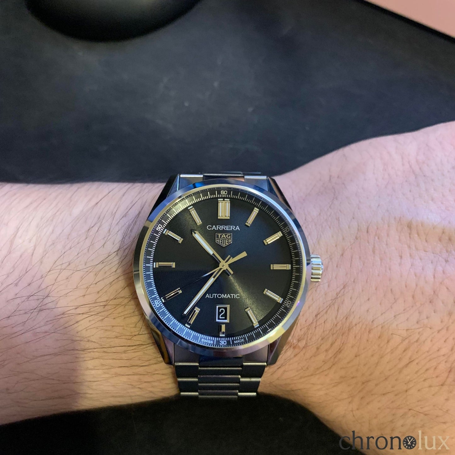 TAG HEUER CARRERA DATE - BLACK