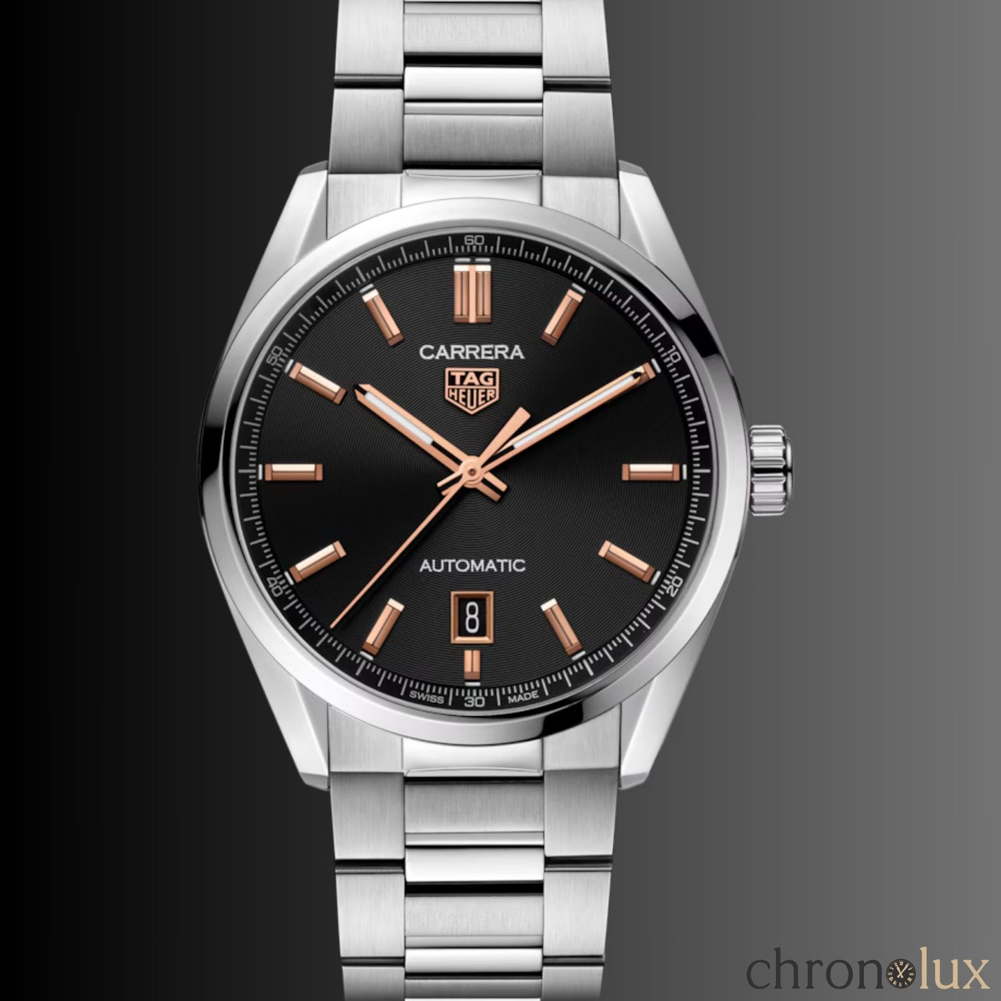 TAG HEUER CARRERA DATE - BLACK/GOLD