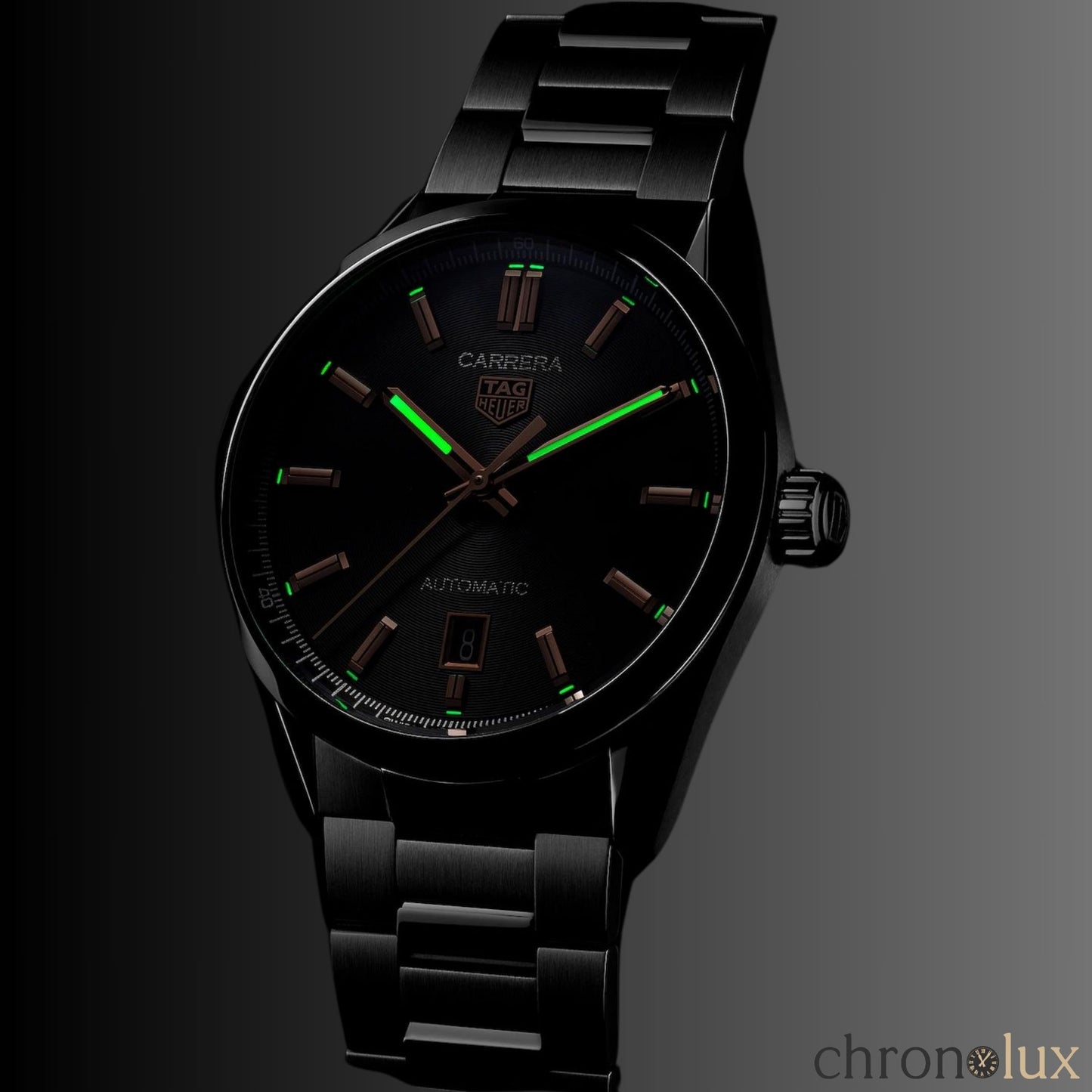 TAG HEUER CARRERA DATE - BLACK/GOLD