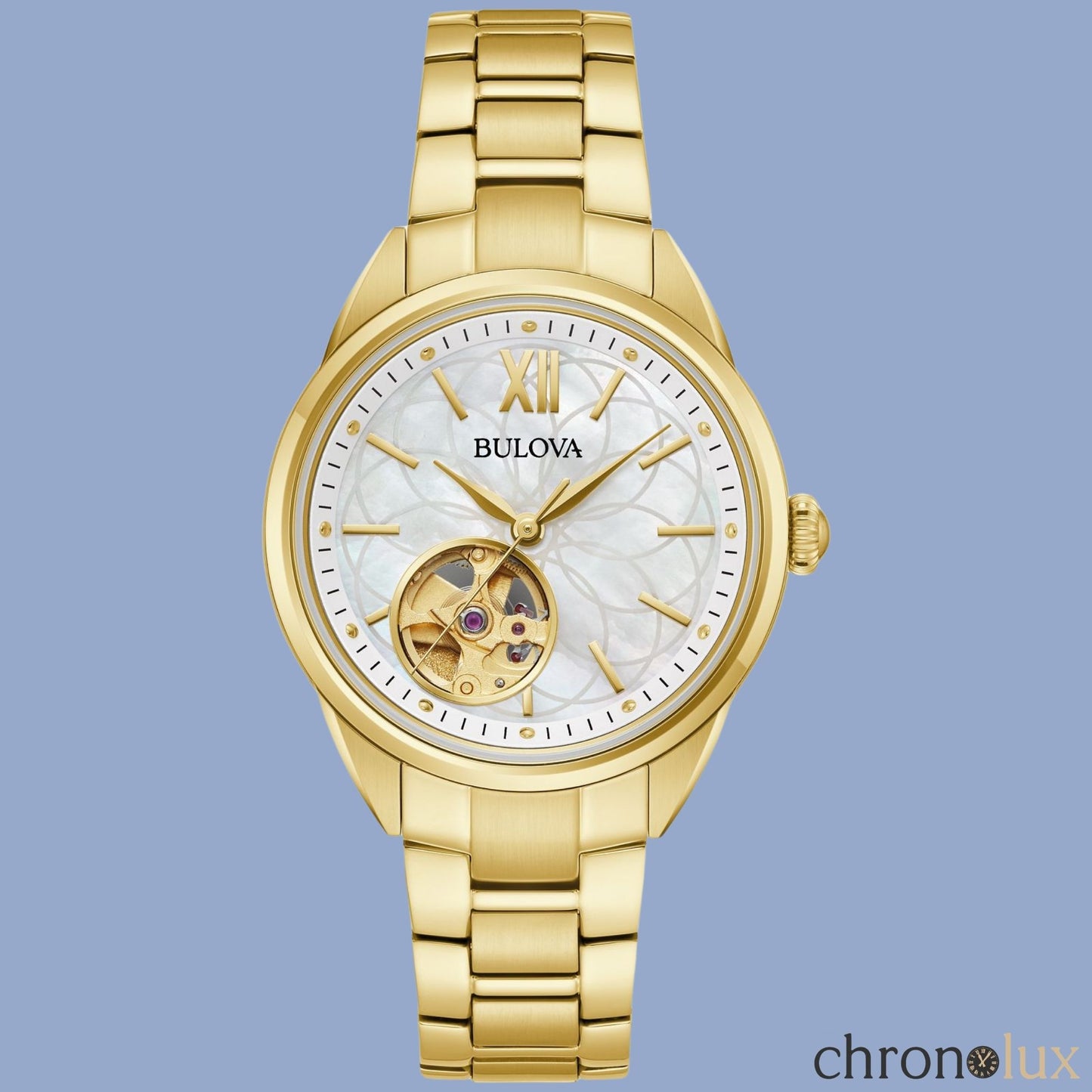 BULOVA SUTTON OPEN HEART - GOLD