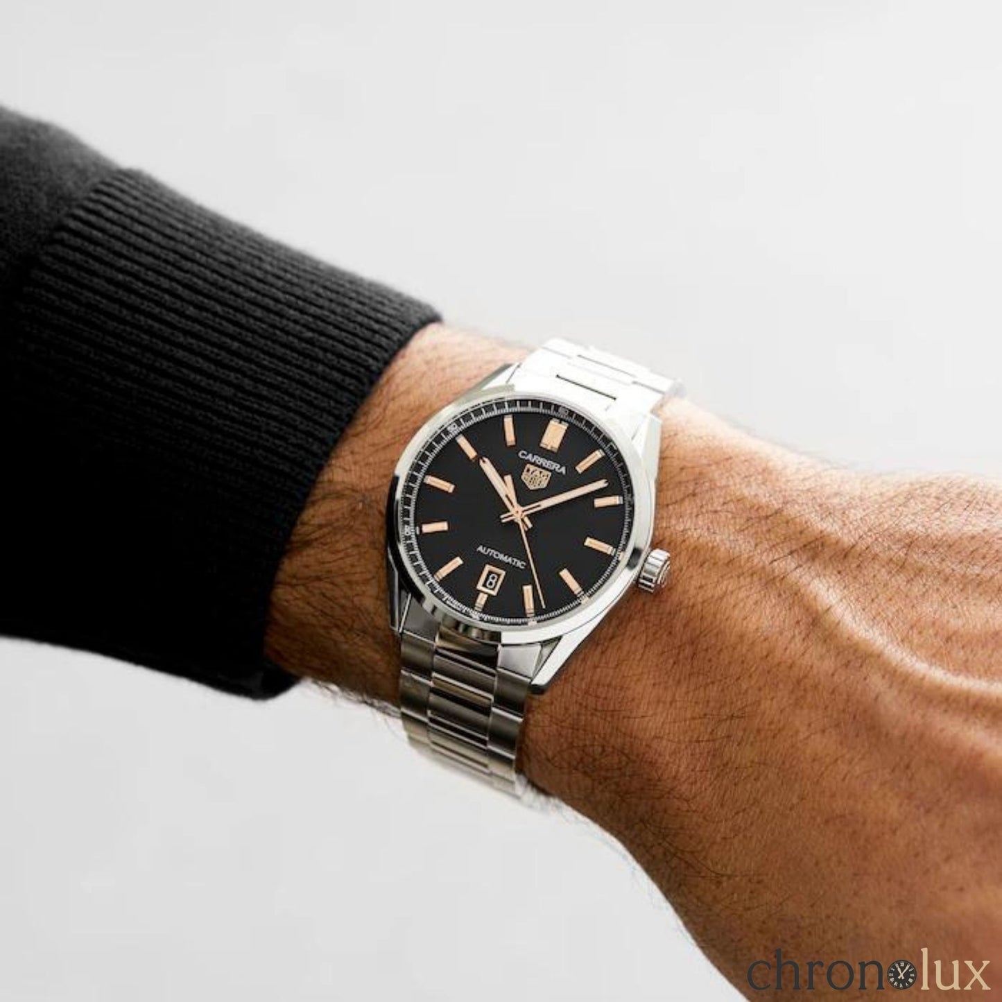TAG HEUER CARRERA DATE - BLACK/GOLD