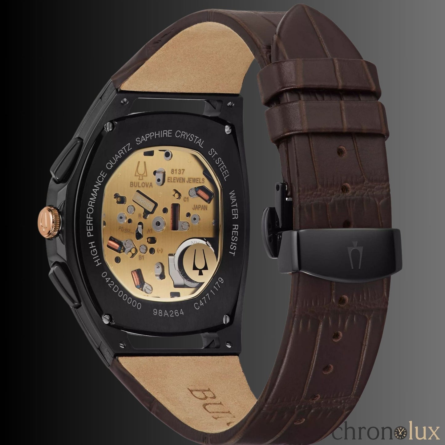 BULOVA CURV - BROWN