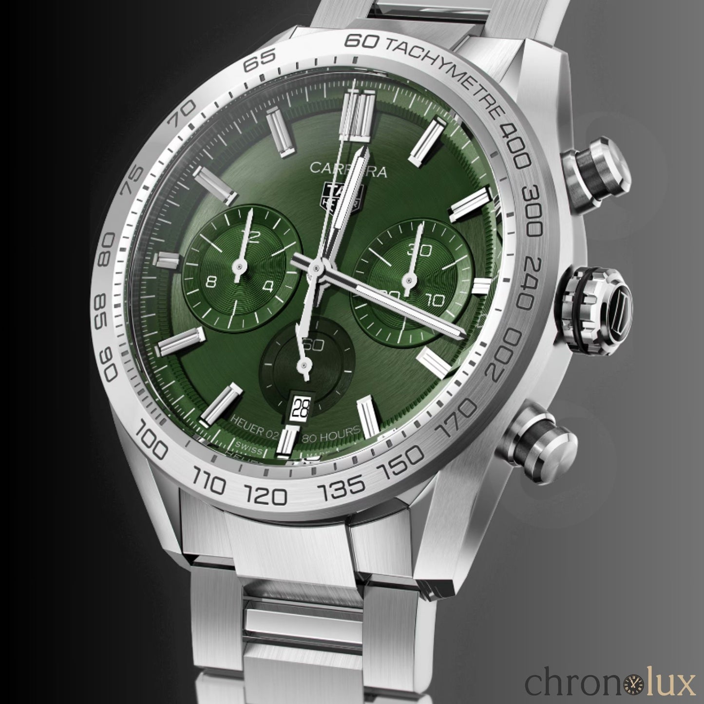 TAG HEUER CARRERA CHRONOGRAPH - GREEN DIAL