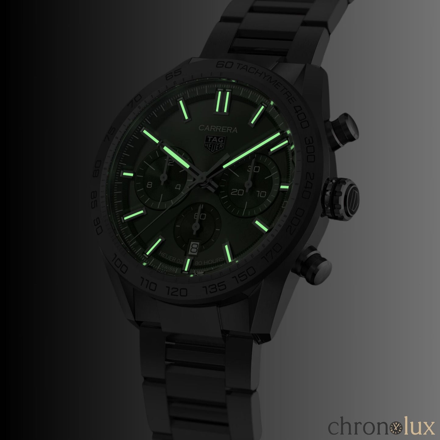 TAG HEUER CARRERA CHRONOGRAPH - GREEN DIAL