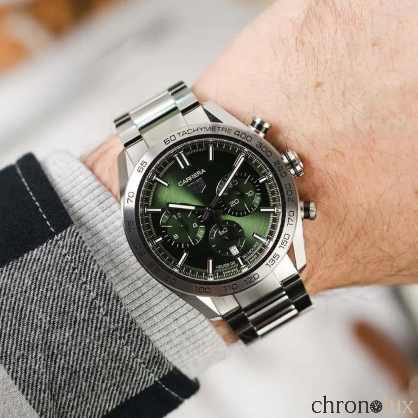 TAG HEUER CARRERA CHRONOGRAPH - GREEN DIAL
