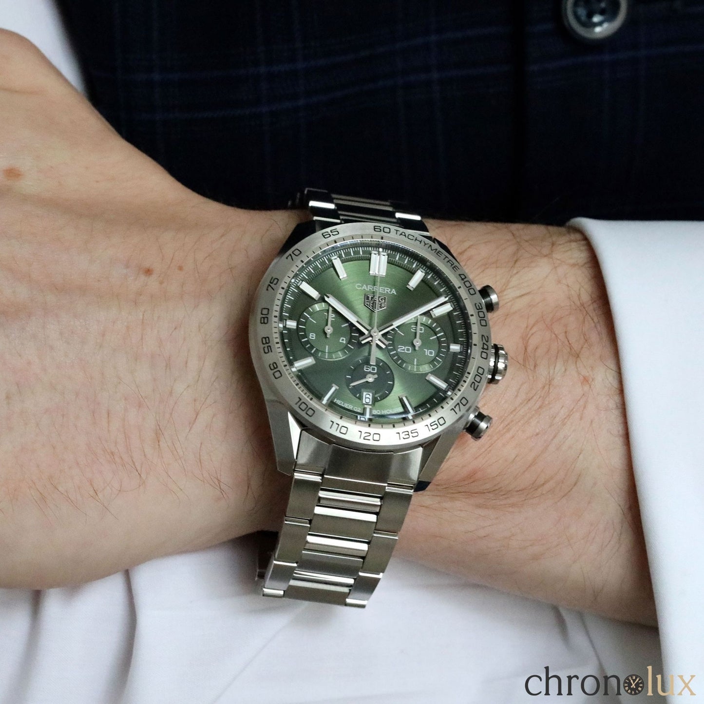 TAG HEUER CARRERA CHRONOGRAPH - GREEN DIAL