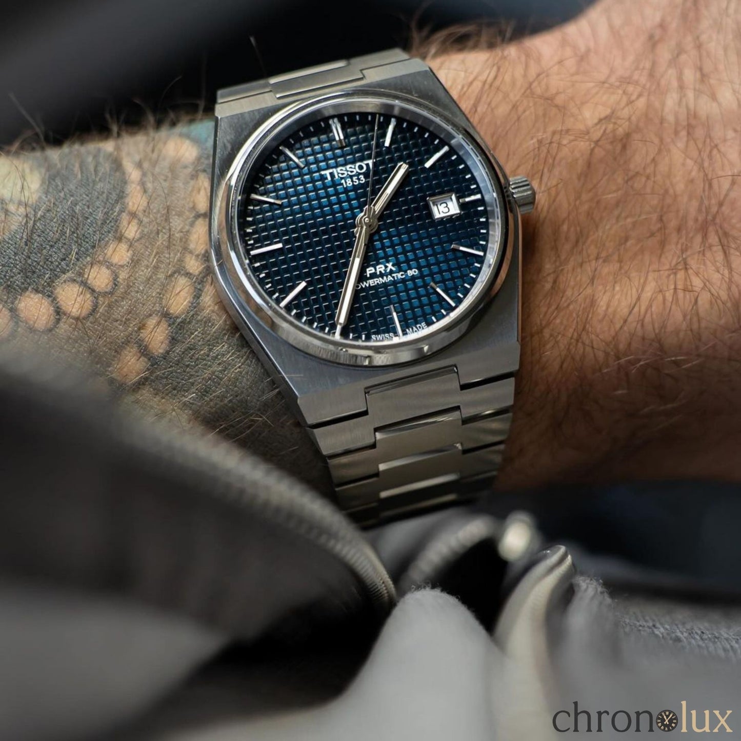 TISSOT PRX POWERMATIC 35MM - BLUE