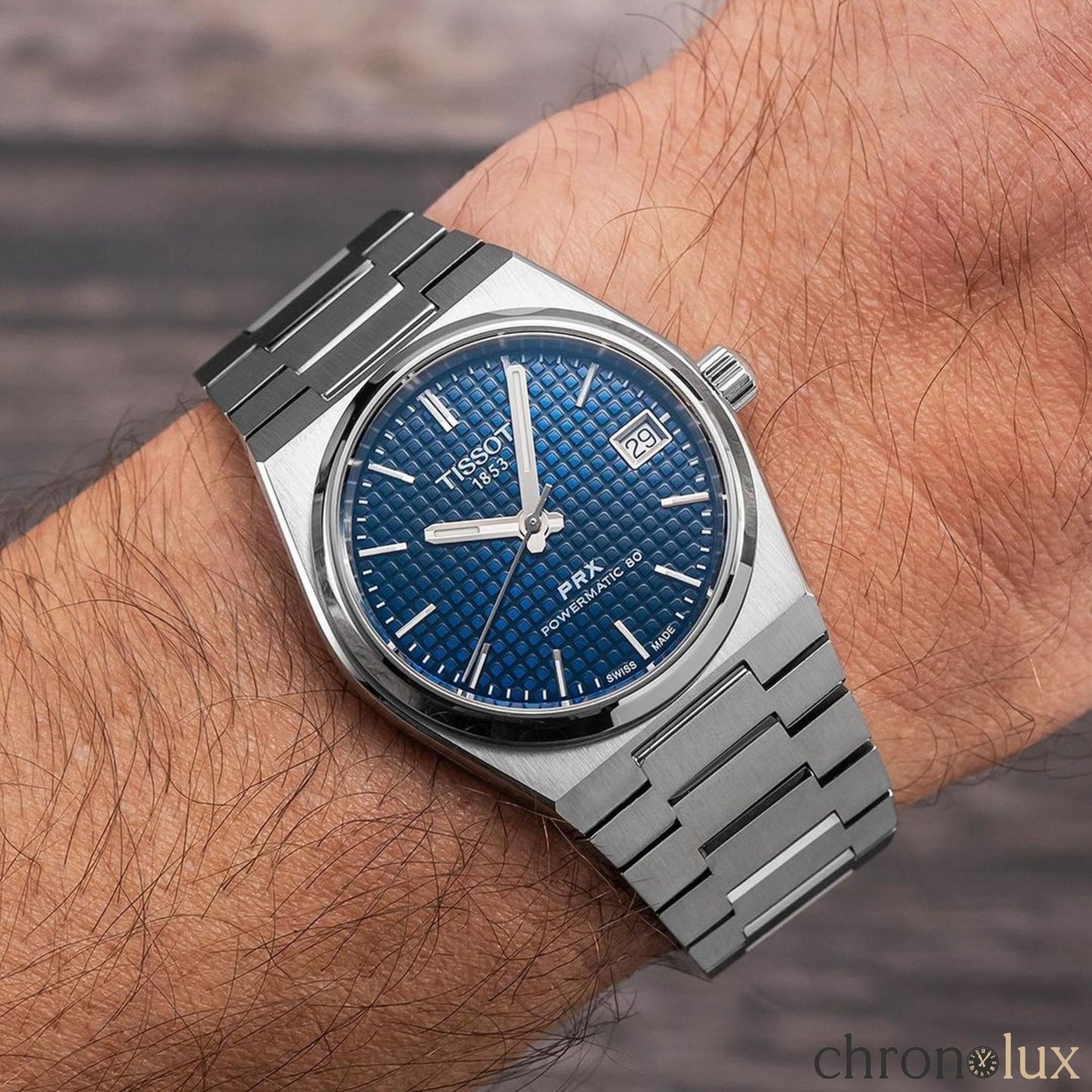 TISSOT PRX POWERMATIC 35MM - BLUE