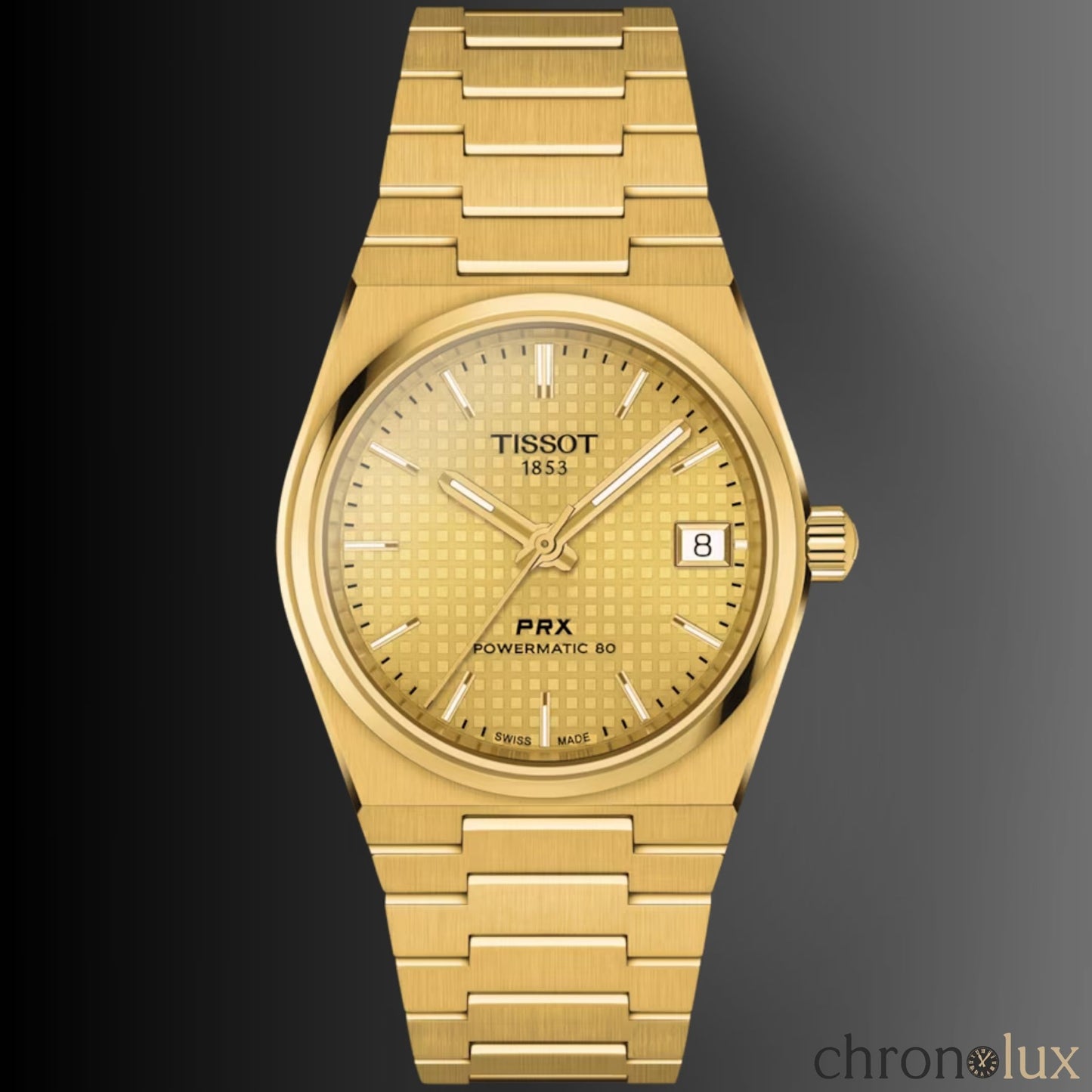 TISSOT PRX POWERMATIC 35MM - CHAMPAGNE