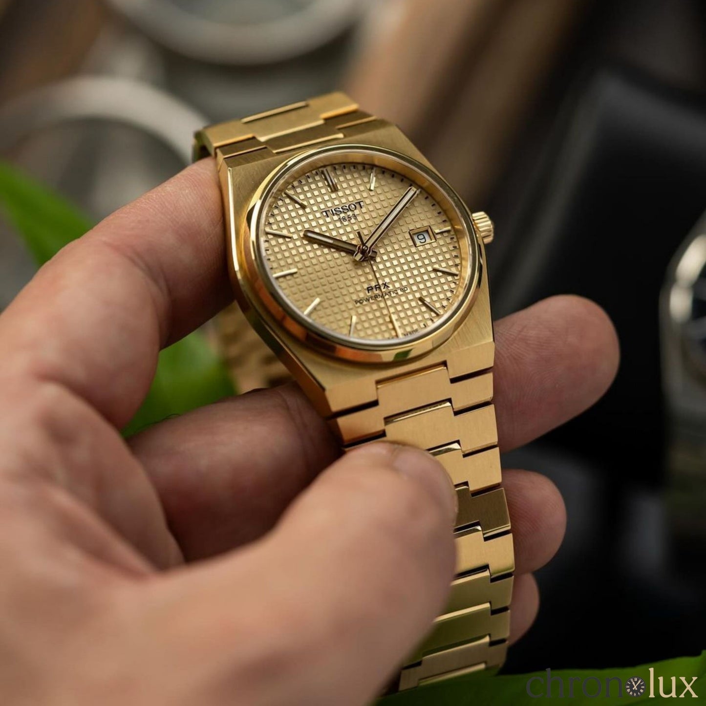 TISSOT PRX POWERMATIC 35MM - CHAMPAGNE