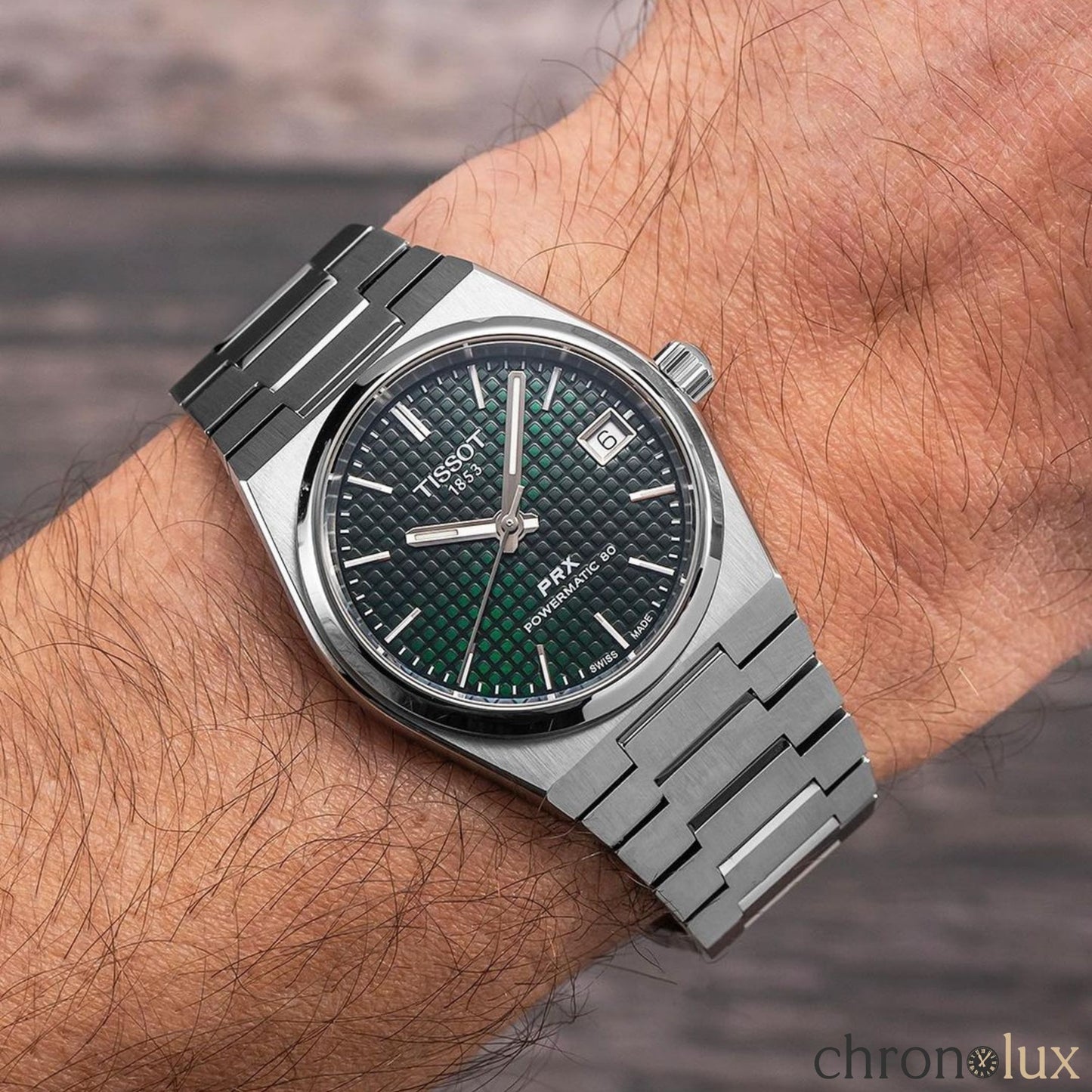 TISSOT PRX POWERMATIC 35MM - GREEN