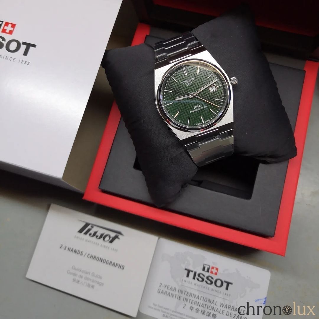 TISSOT PRX POWERMATIC 40MM - GREEN