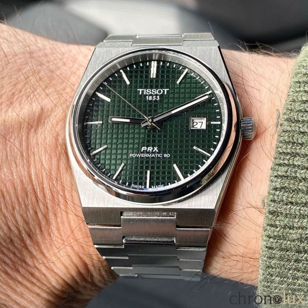 TISSOT PRX POWERMATIC 40MM - GREEN