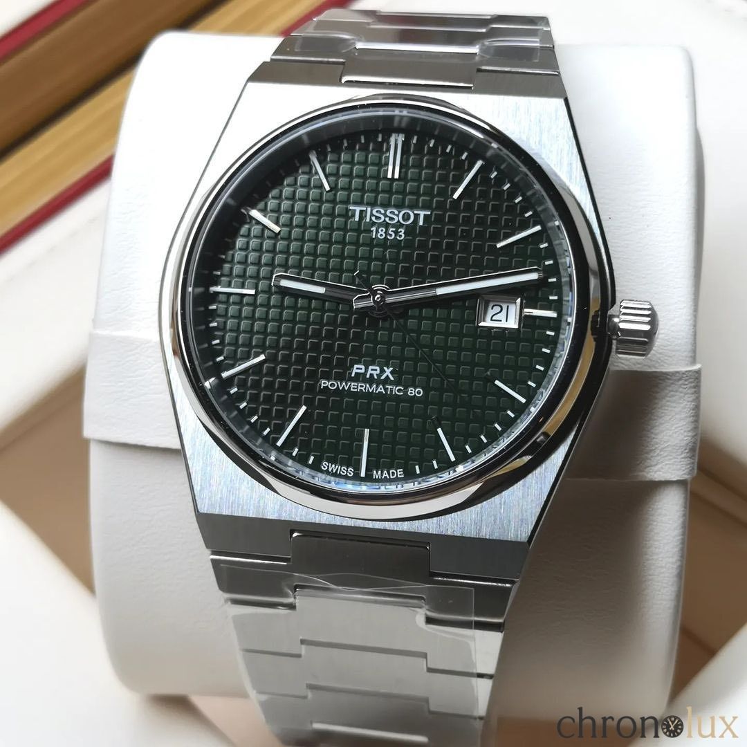 TISSOT PRX POWERMATIC 40MM - GREEN