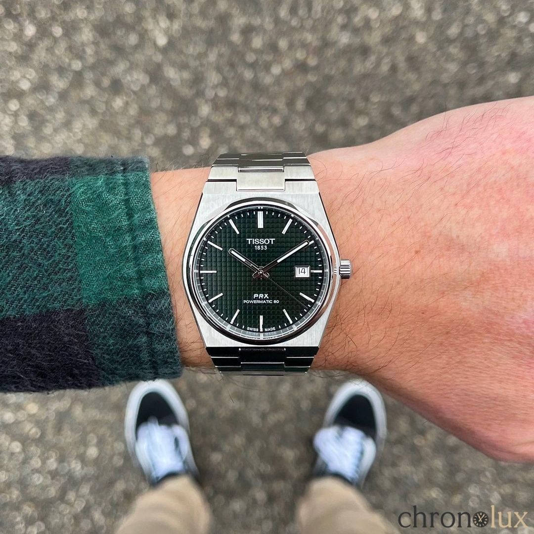 TISSOT PRX POWERMATIC 40MM - GREEN