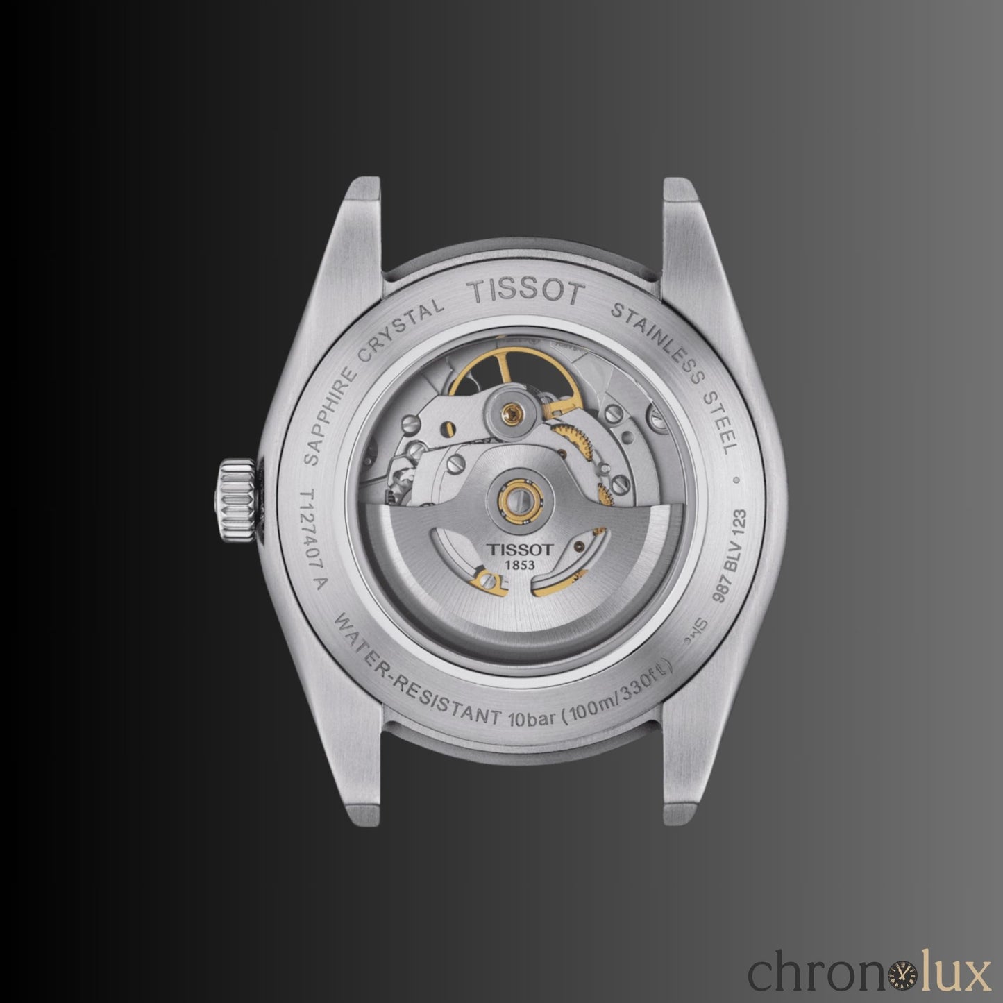 TISSOT GENTLEMAN OPEN HEART - GREY
