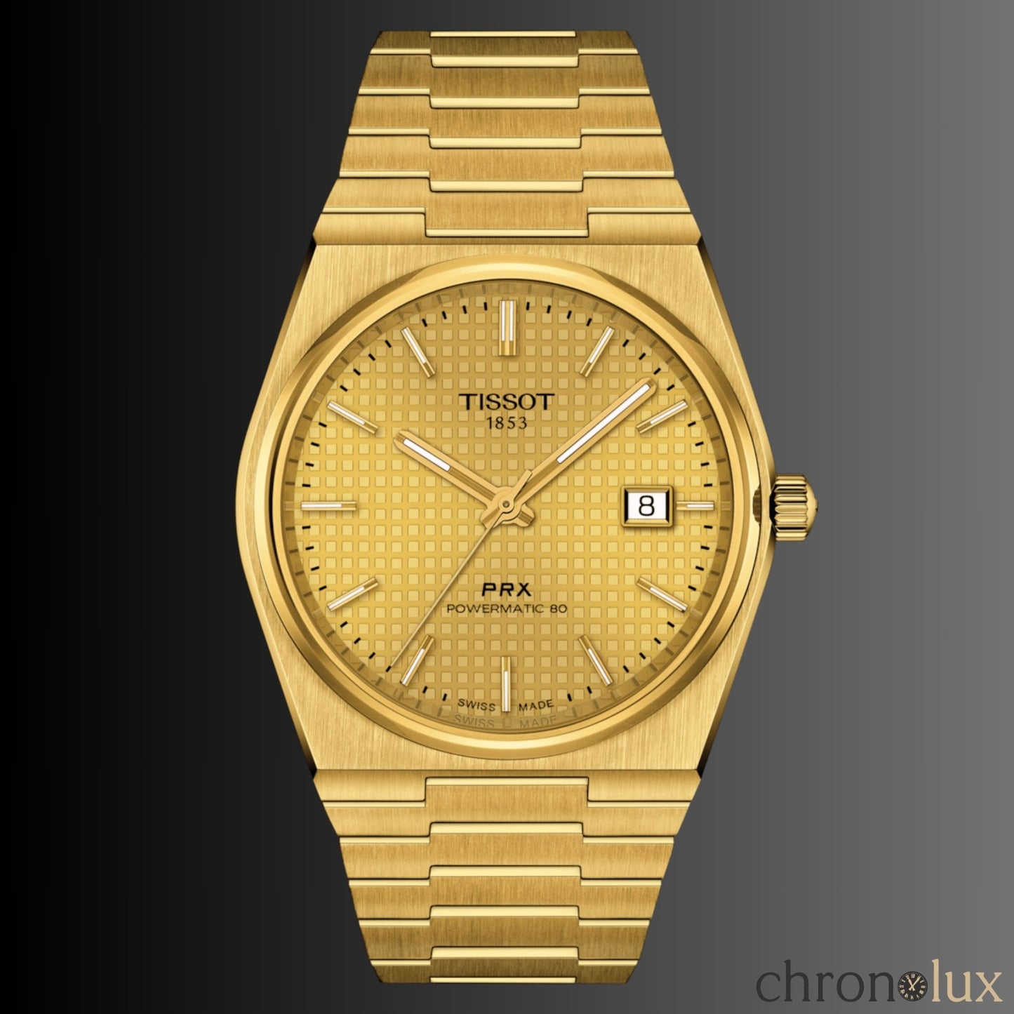 TISSOT PRX POWERMATIC 40MM - GOLD