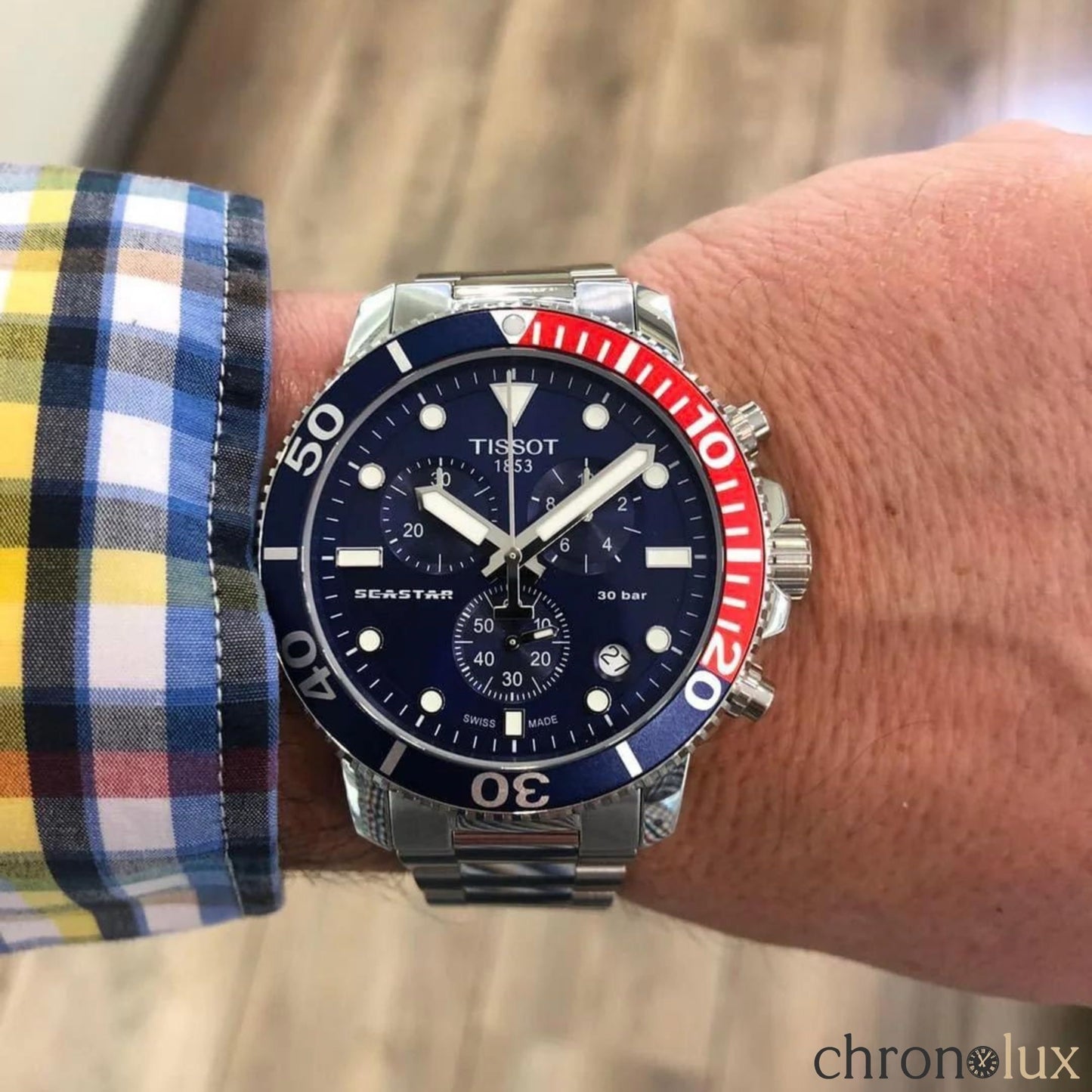 TISSOT SEASTAR PEPSI - BLUE