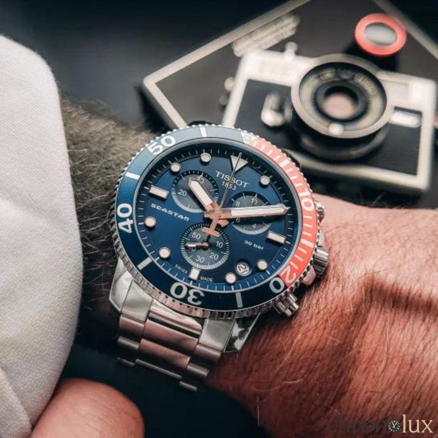 TISSOT SEASTAR PEPSI - BLUE