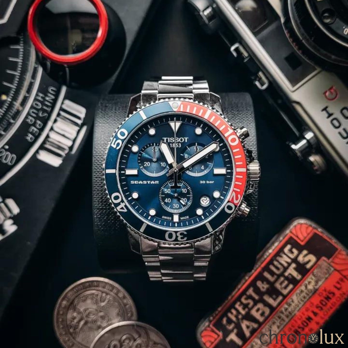 TISSOT SEASTAR PEPSI - BLUE