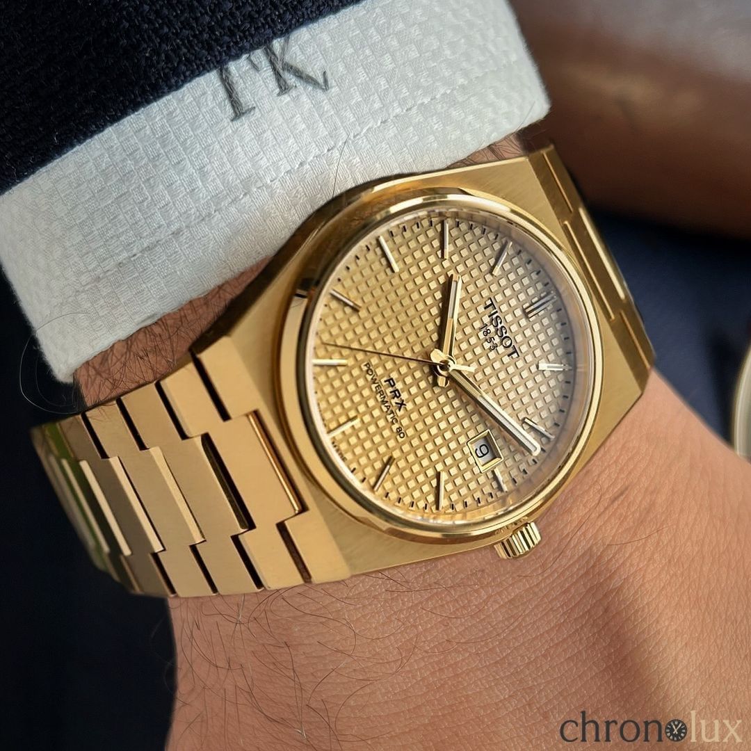 TISSOT PRX POWERMATIC 40MM - GOLD