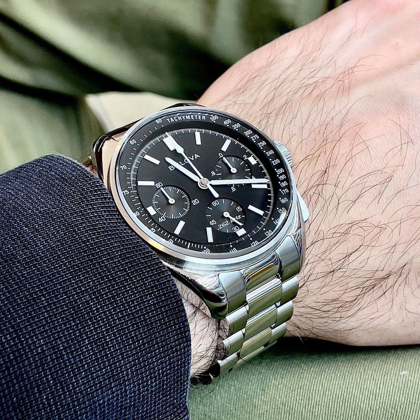 BULOVA LUNAR PILOT - BLACK