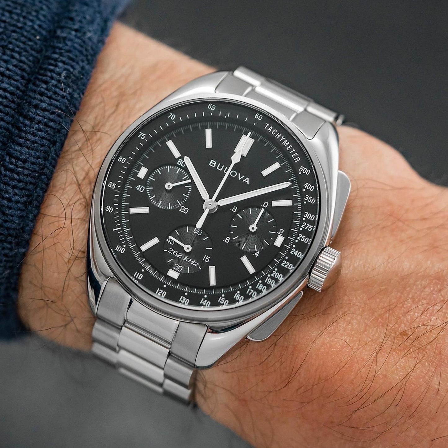 BULOVA LUNAR PILOT - BLACK