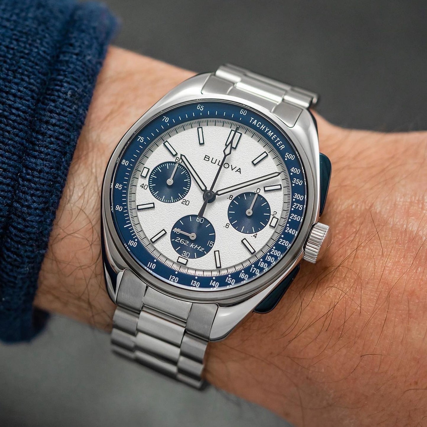 BULOVA LUNAR PILOT - WHITE