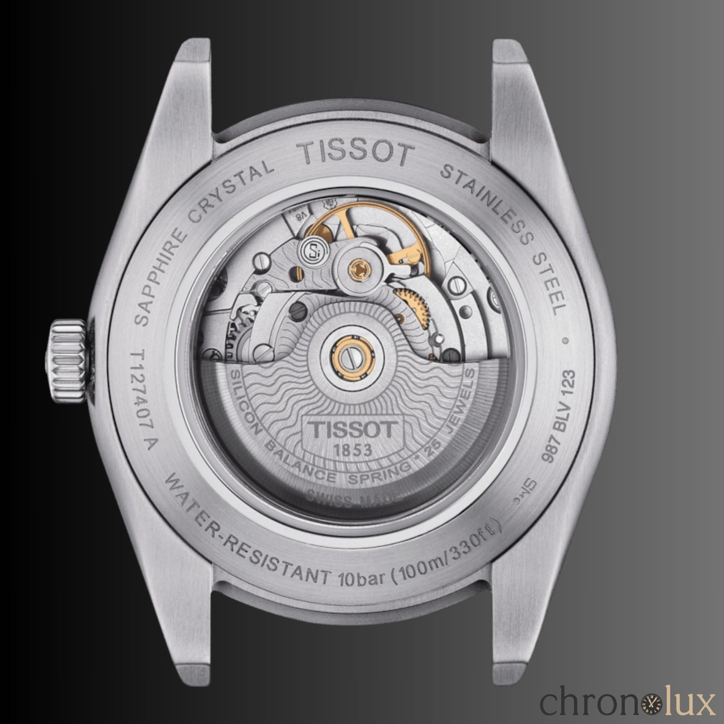 TISSOT GENTLEMAN POWERMATIC - BLACK