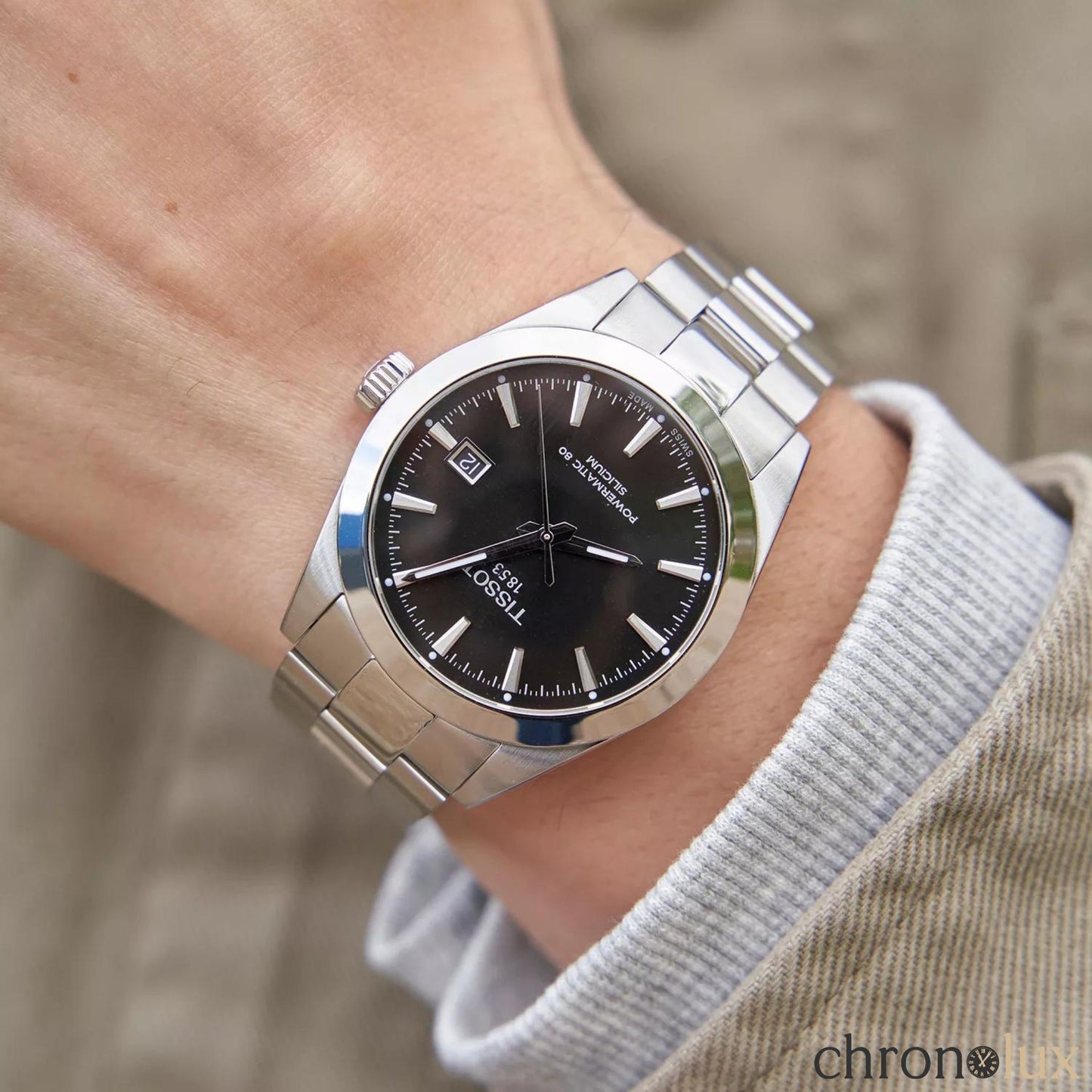 TISSOT GENTLEMAN POWERMATIC - BLACK
