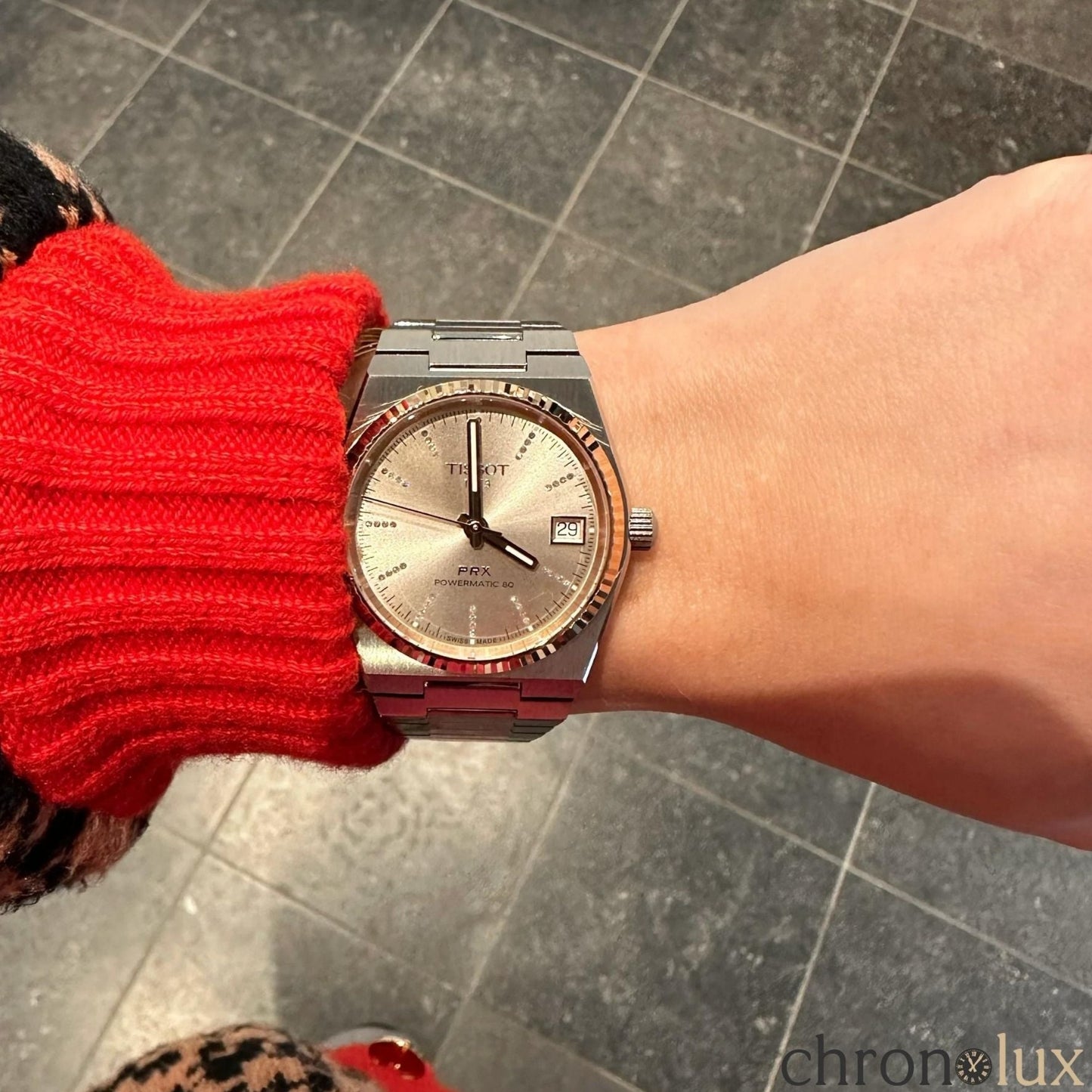 TISSOT PRX POWERMATIC 35MM - GREY